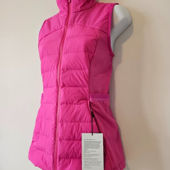 NWT LULULEMON SNCP Sonic Pink 700 Fill Down For It All Vest 2, 6 - Picture 3 of 12